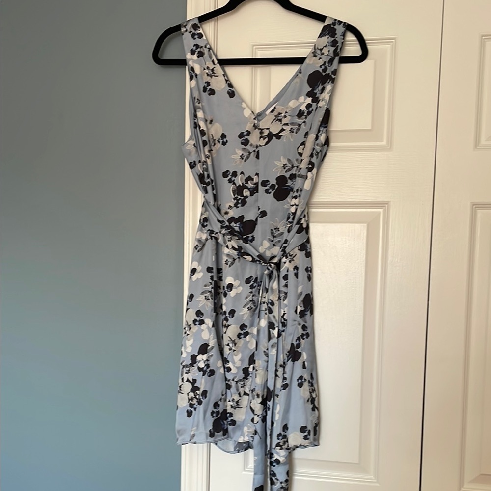 Floral Blue Dress